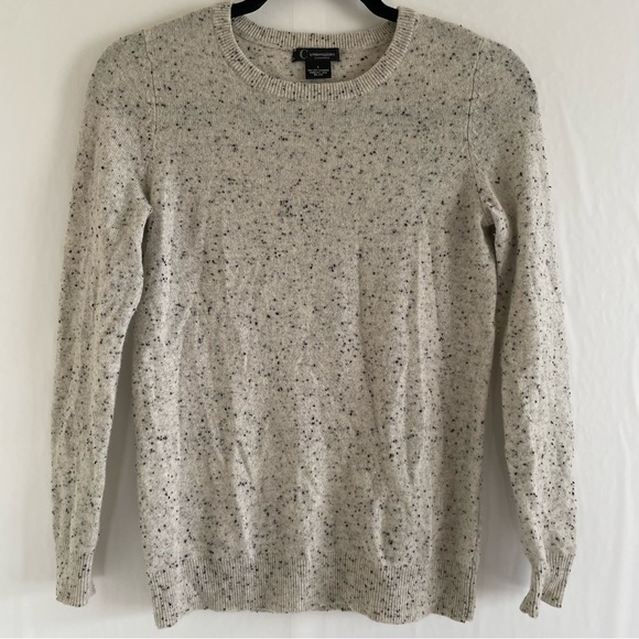 C by Bloomingdale’s Confetti Cashmere Sweater Size S - Picture 1 of 8
